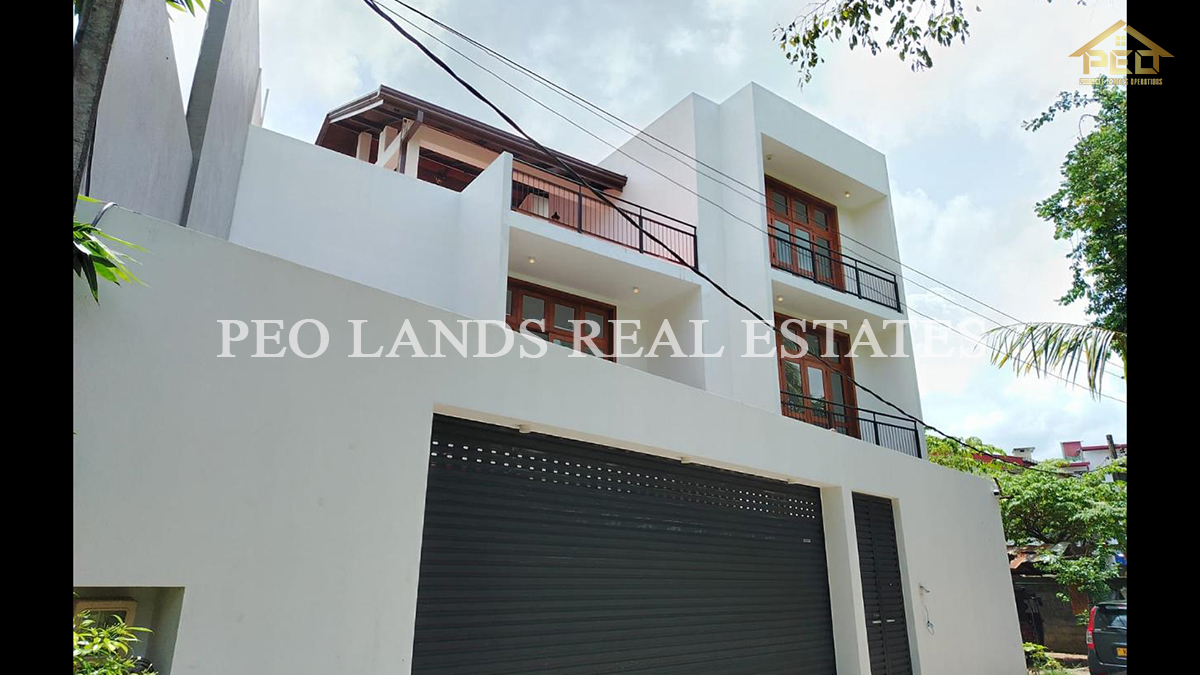 (DH254) Brand New Three storey house for sale in Maharagama