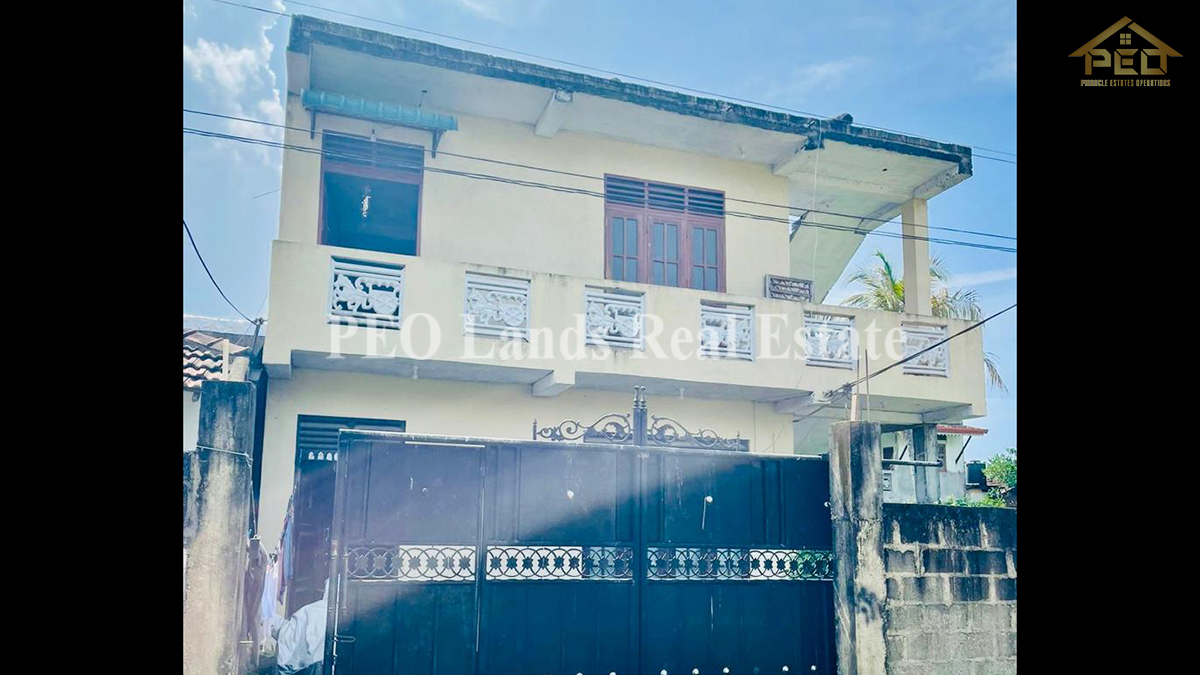 (K196) 2 Storey Building for Sale in Prison road Periyamulla, Negombo