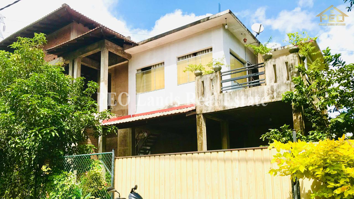 (B109) Two Storey Half – built House For Sale in Katunayake