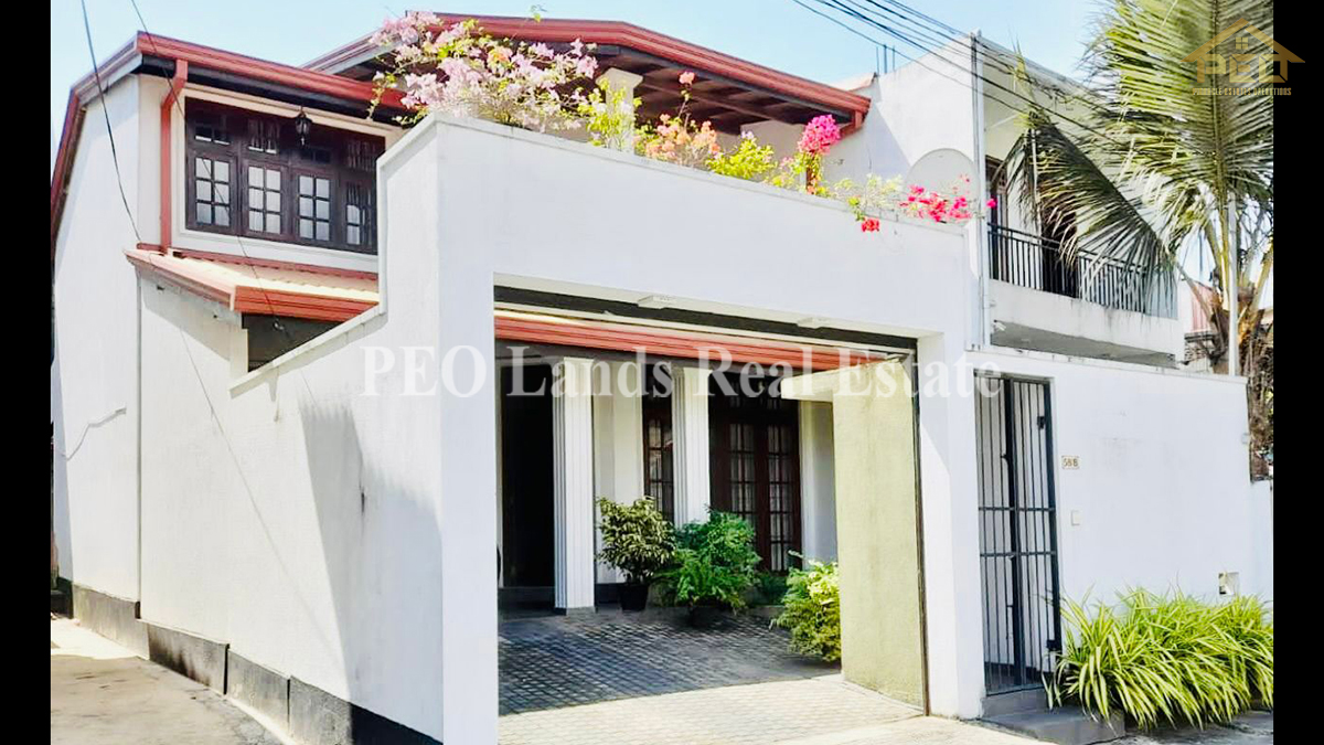 (P342) Two-story house for sale in Canal Bank Road, Kalubowila, Dehiwala