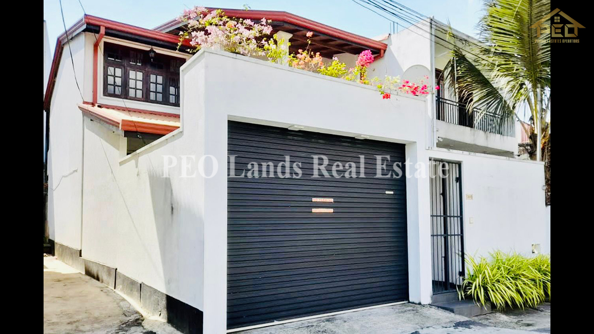 (P342) Two-story house for sale in Canal Bank Road, Kalubowila, Dehiwala