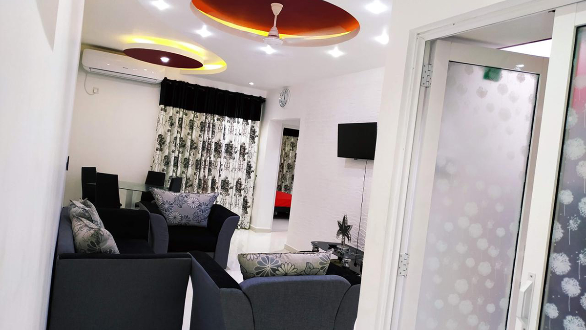 (S804) Fully furnished Bosswell recidencies For Rent in Colombo 6