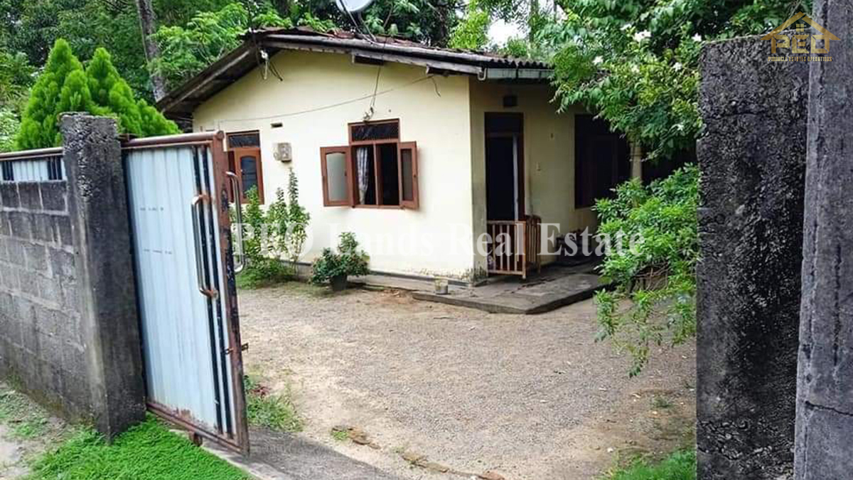 (B186) 18 Perch Land With House For Sale in Kelaniya